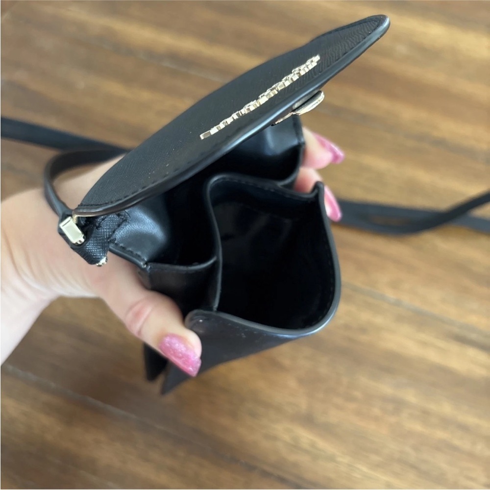 Kate Spade Black Cameron north south flap phone crossbody Bag - Picture 8 of 10
